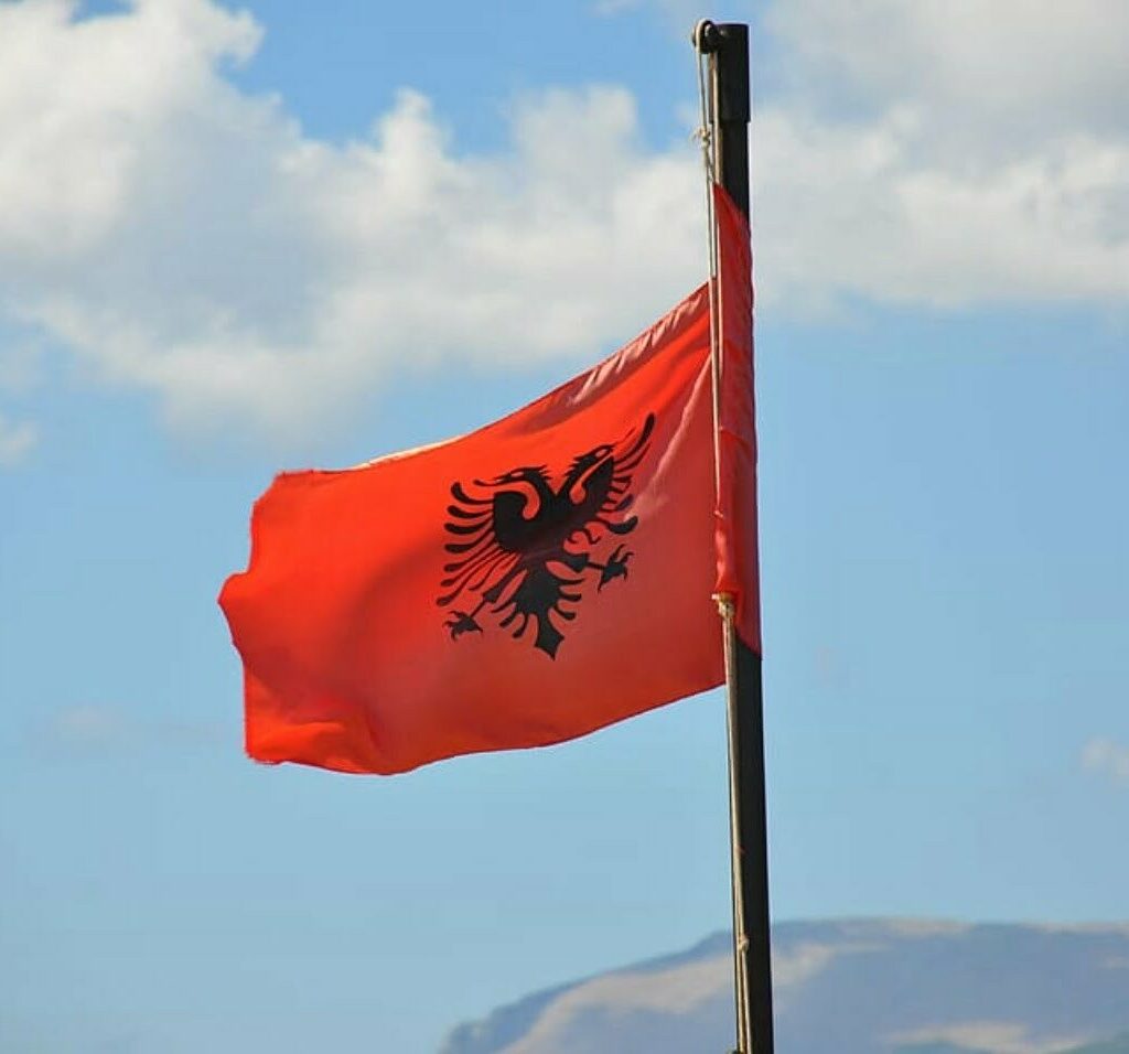 flag of albania