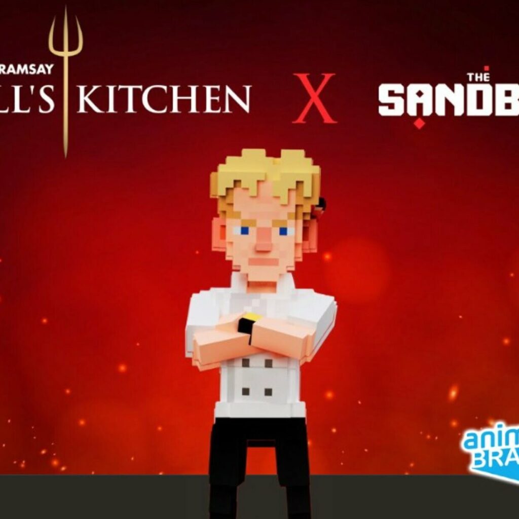 «Пекельна кухня» шеф-кухаря Гордона Рамзі з'явиться у метавсесвіті The Sandbox