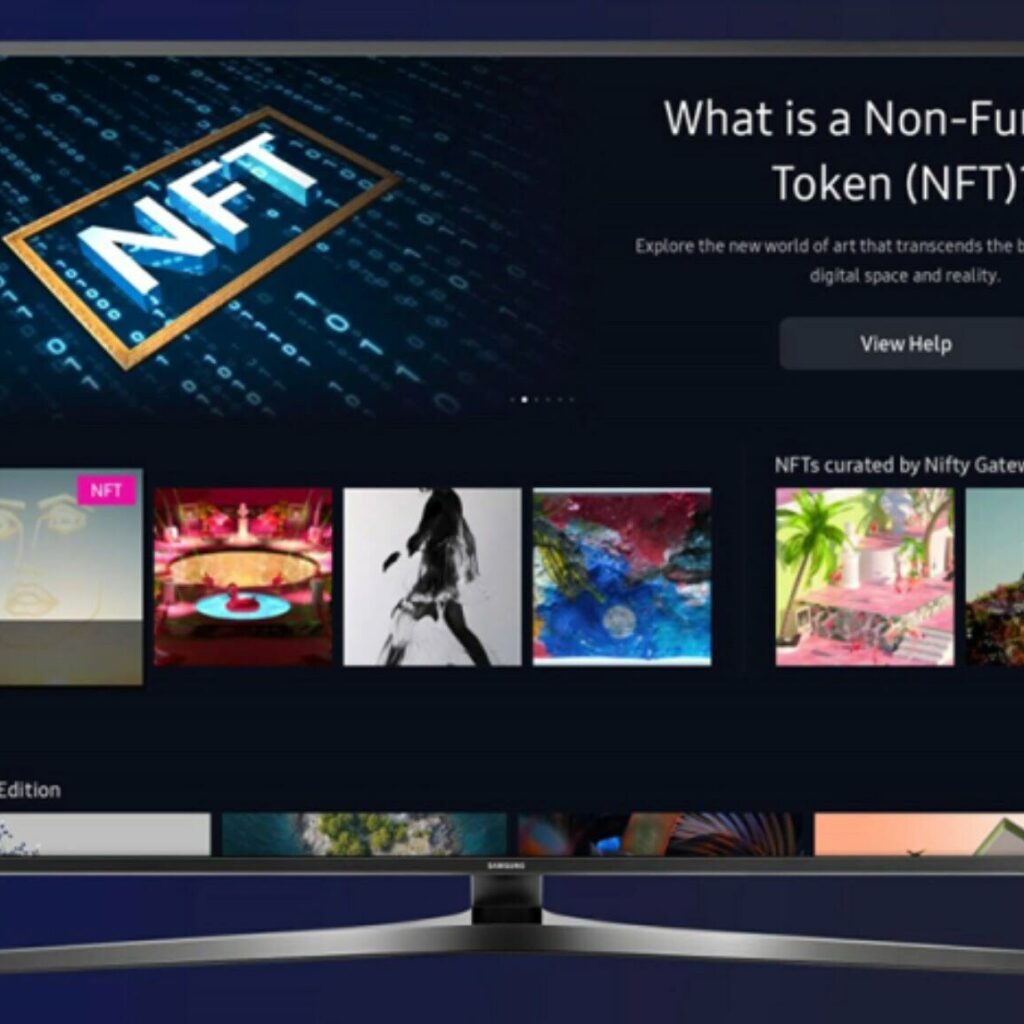 Samsung інтегрує у свої смарт-телевізори NFT-маркетплейс ArtToken